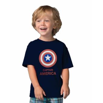 Adamsbell Kaos Anak Superhero Combed Premium - Captain America