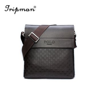2017 special offer leather men messenger bag fashion brand men business crossbody bag brand POLO Shoulder Bag briefcase - intl