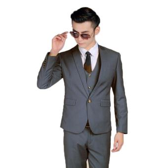 Gallery Fashion - Satu stell jas pria suit men formal style ( gray / abu abu ) - 31