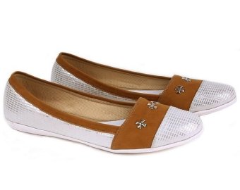 Garucci GAB 6048 Sepatu Casual Sneaker/ Kets Wanita - Synthetic - Gaya (Putih Kombinasi)