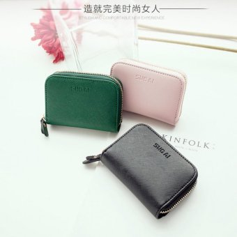 Fashion Women Wallets & Accessories Card Holders Coin Purses & Pouches RFID Blocking Card Holder Credit Card Green - intl