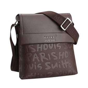 Men's Leather Briefcase Crossbody Messenger Shoulder Bag Handbag Satchel