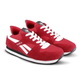 Distro VD 361 Sepatu Sneakers Kets dan Kasual Pria - Merah