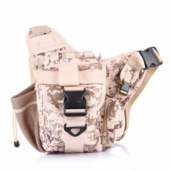 Naoki Tactical Camping Hiking Bike Sport Military Army Travel Waist Pack Hand Carry Pouch Shoulder Bag （Camouflage） - intl
