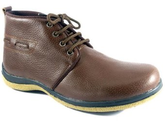 Cassico Ca 361 Sepatu Boots Pria - Leather - Tpr Outsole - Elegan Dan Bagus - Coklat