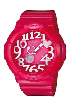 Casio Baby-G Women's Pink Resin Strap Watch BGA-130-4B