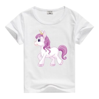 DMDM PIG Short Sleeve T-Shirts For Girls Kids Clothes DP0212 