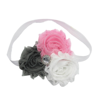 Fancyqube Three Floral Hair Band with Diamond Paragraph 05 - intl