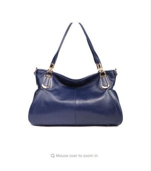 Nwe Famous Brand Luxury Women Designer Handbags High Quality Brand Vintage Women Leather Handbags Bolsa Femininas Luxury(blue) - intl