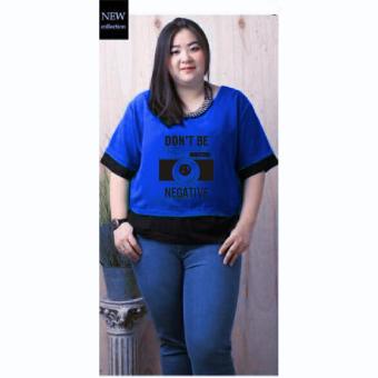 Ace Fashion T-Shirt Wanita Negative Jumbo - (Benhur)