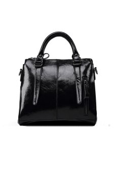 European and American Style Fashion Top-Handle Bag-1001-Black