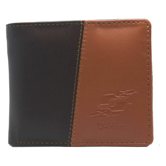 D-Island Wallet Casual Man 2 Color - Cokelat