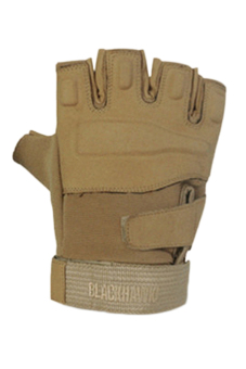 Fancyqube Army Full Finger Airsoft Combat Tactical Gloves (Brown) - Intl
