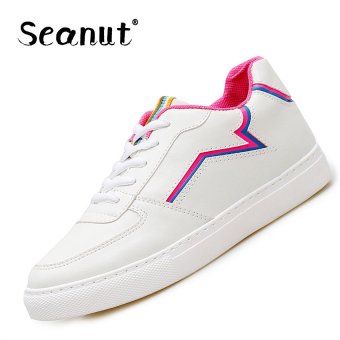 Seanut Woman's Fashion Sneakers Casual Breathable Comfortable Shoes (White) - intl