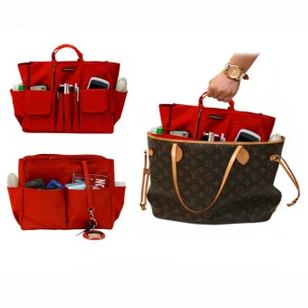 D'renbellony Handbag Organizer Active Large (Red) / Tas Organizer / Bag Organizer/ Bag in Bag / HBO Active