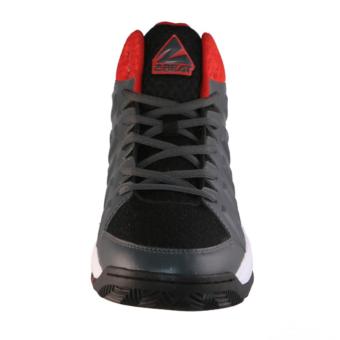 2Beat Wave Sepatu Basketball - Grey Black Red