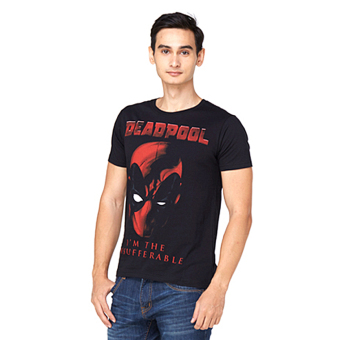 Marvel Deadpool-I\"m Insufferable T-Shirt-Hitam