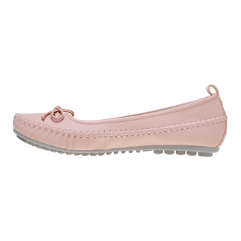 Bata Valor Flat Shoes - Peach