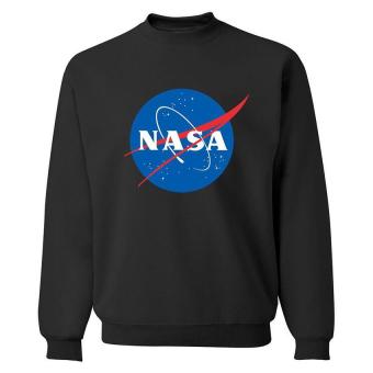 2017 new nasa autumn winter streerwear hooded sweatshirt men hoodies hip hop harajuku M(black) - intl