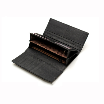 Women Wallet Brand Design Genuine Leather Black Color - Intl