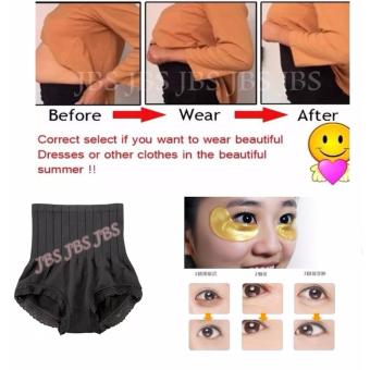 JBS Slim Pant Celana Korset - Munafie Celana Pelangsing Tubuh (All Size ) - Hitam- Collagen Crystal Eye Mask - Masker Mata