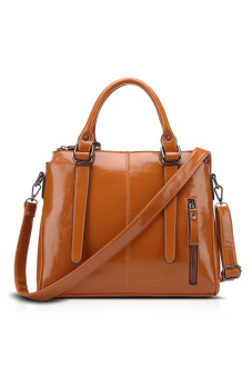 European and American Style Fashion Top-Handle Bag-1001- Brown -Intl - intl