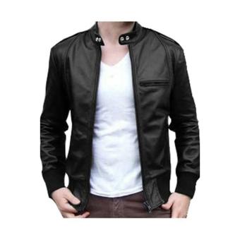 BRIGADE jaket kulit modis series exclusive BLACK