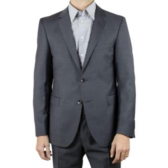 Gallery Fashion - Jas pria model terbaru ( satu stell jas + celana ) warna abu abu gelap / gray | kancing 2 / two button - 78