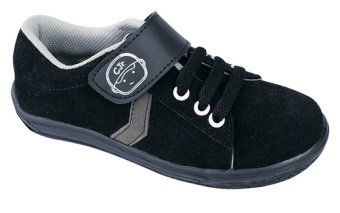 Catenzo Junior Sneaker - Suede - Tpr Outsole-281 Csn 072-Hitam