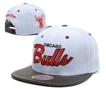 Fashion NBA Men's Basketball Sports Hats Chicago Bulls Women's Snapback Caps Beat-Boy Cap Unisex Sports Bboy Hat White - intl