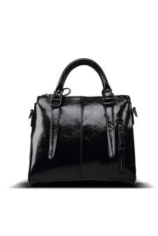 European and American Style Fashion Top-Handle Bag-1001-Black - intl