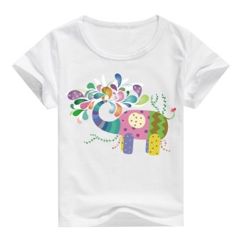 DMDM PIG Short Sleeve T-Shirts For Gils Kids Clothes DP0083 
