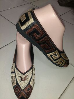 Shopaholic Sepatu Bordir Etnik Motif G-Multi Size 40