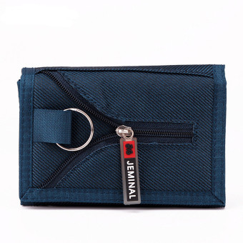 New Style Man's Canvas Wallets Folding Bags MWT1402-2 (blue)