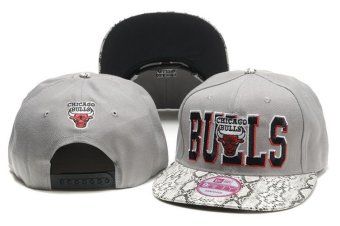 NBA Sports Women's Men's Snapback Hats Chicago Bulls Fashion Basketball Caps Casual New Style Bboy Nice Hip Hop Cap Grey - intl