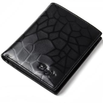 DANJUE men wallet genuine leather brand fashion purse male real cowhide pattern designer licence card holder - intl