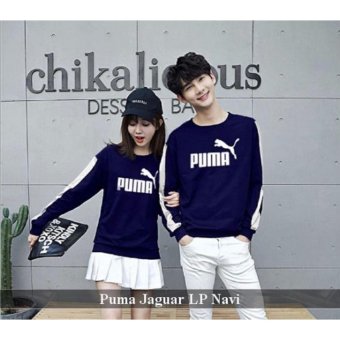 Pusat Baju Online - Kemeja Couple Murah - Baju Couple Puma Jaguar LP Navi