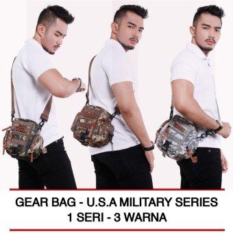 Gear Bag Army Tas Selempang U.S.A Military Series ( 1 SERI - 3 WARNA )