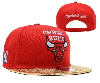 Men's Basketball Sports Hats Chicago Bulls NBA Women's Snapback Caps Fashion Beat-Boy Cotton Girls Bone Beat-Boy Boys Red - intl