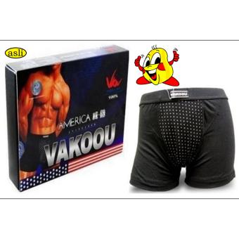 Moreno Celana Keperkasaan Vakoou - Magnetic Underwear - Hitam Ukuran xxxxL / mawar88shop