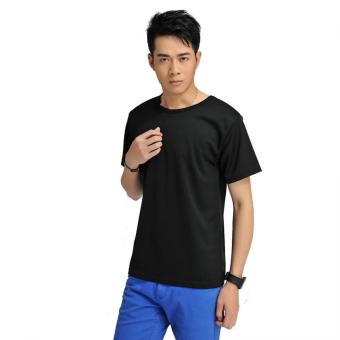 Baju Olahraga Mesh Pria O Neck Size S - 85301 / T-Shirt - Black