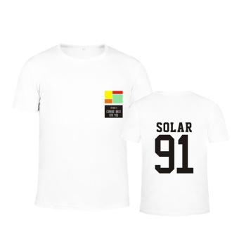 ALIPOP Kpop Korean Fashion MAMAMOO Coming Back For You Album Concert SOLAR Cotton Tshirt K-POP T Shirts T-shirt PT388(SOLAR White) - intl