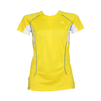 Lasona Baju Atasan Panjang Senam Wanita BRP-A3018-M Kuning Putih