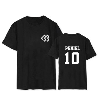 BTOB Melody Born To Beat Album PENIEL Shirts K-POP Casual Cotton Tshirt T Shirt Short Sleeve Tops T-shirt DX240 (Black) - intl