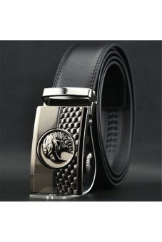 Luxury leather belts men high qualuty brand designer automaticbuckle belt fashion eagle belt men - intl
