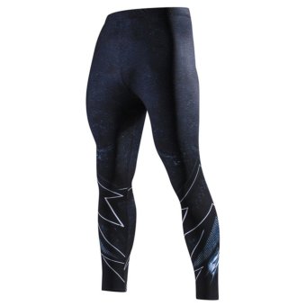 Men's Elasticity Tight Outdoor Cycling Basketball Fitness Quick Drying Base Layers（JSK-216） - intl