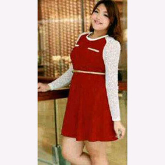 Ace Fashion Dress Midi Rachel - REI (Red)