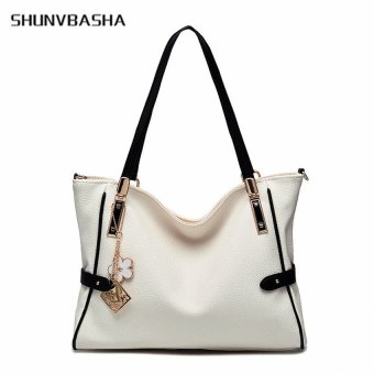 Fashion PU Leather Shoulder Ladies Bag Famous Brands Handbags HighQuality Tote Bag For Women S002 - intl