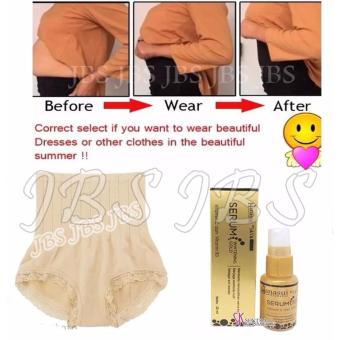 JBS Slim Pant Celana Korset - Munafie Celana Pelangsing Tubuh (All Size ) - Cream- whitening Serum Gold - Perawatan Kulit Wajah