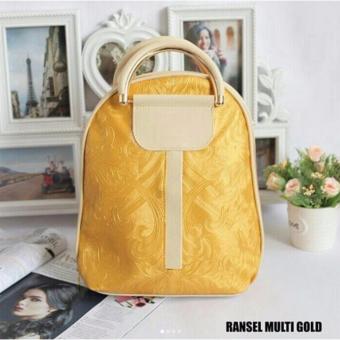Bag Girls - Ransel Wanita - Ransel Multi -Gold-